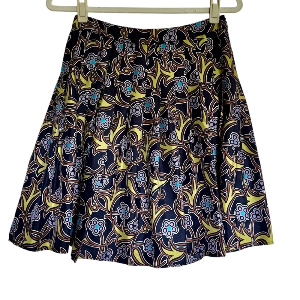 Saks Fifth Avenue Silk Floral‎ Print Mini Skirt Size 4